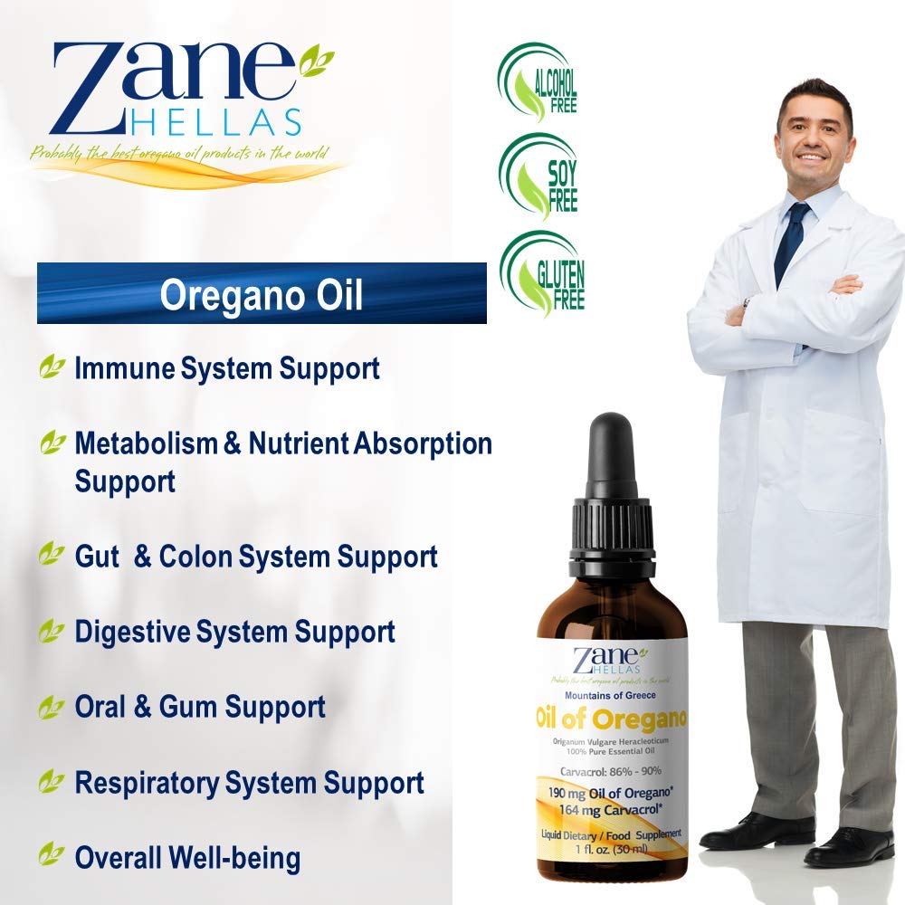 Zane Hellas polyphenol-rich oregano oil emphasizes antioxidant-friendly profile.