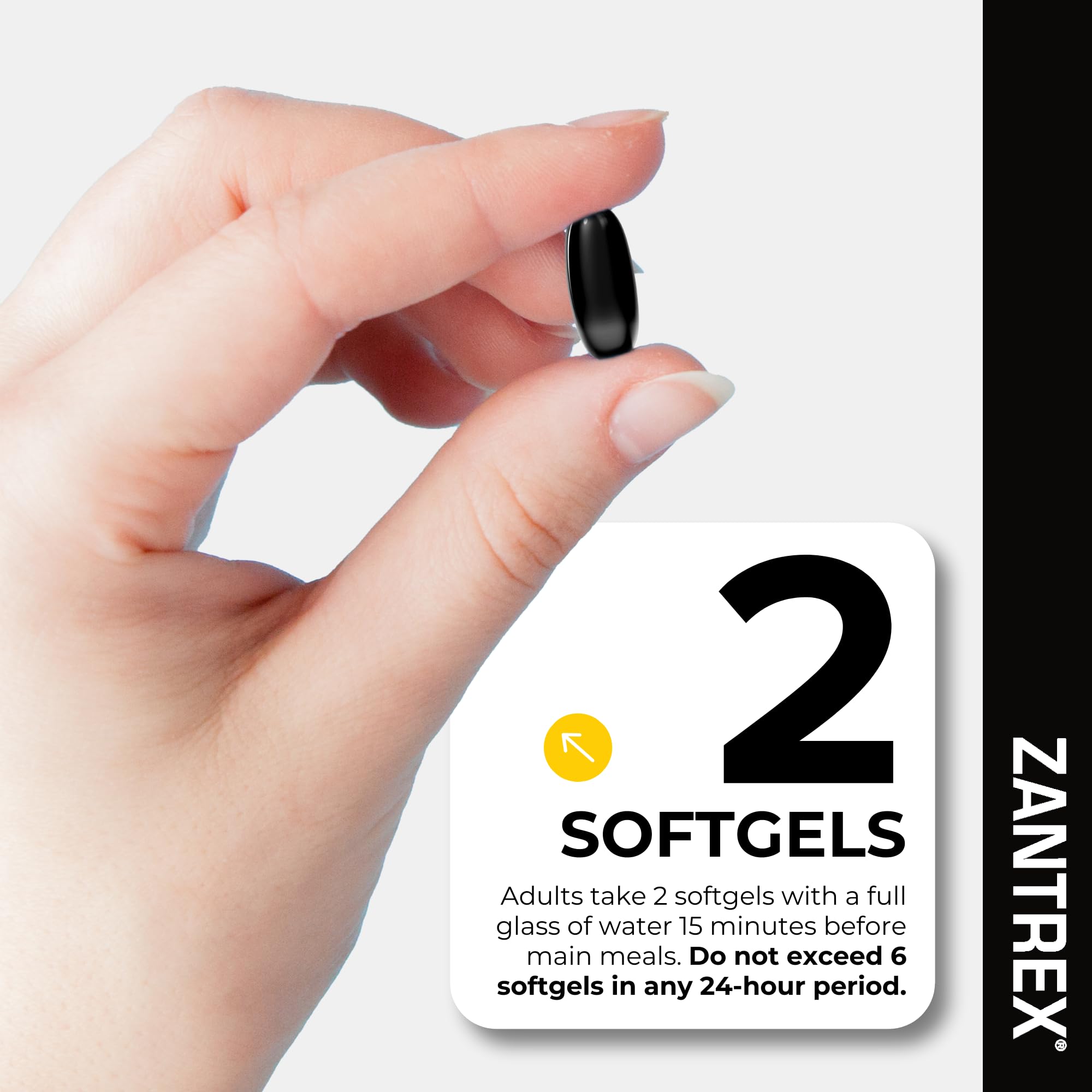 Zantrex Black gluten-free and dairy-free formula for sensitive diets.