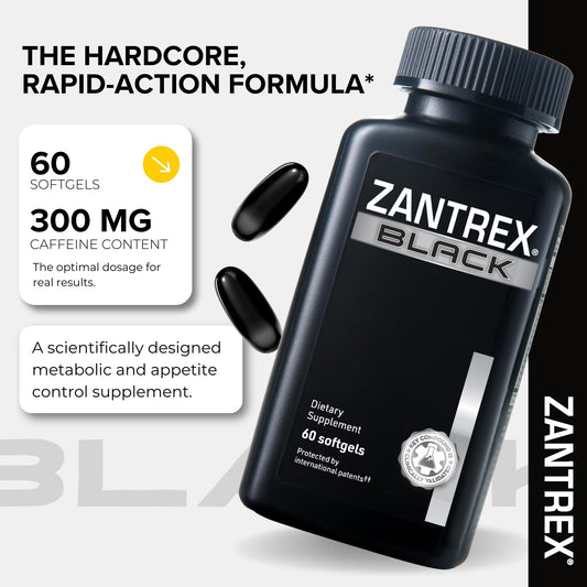 Zantrex Black metabolism-thermogenic support for energy.
