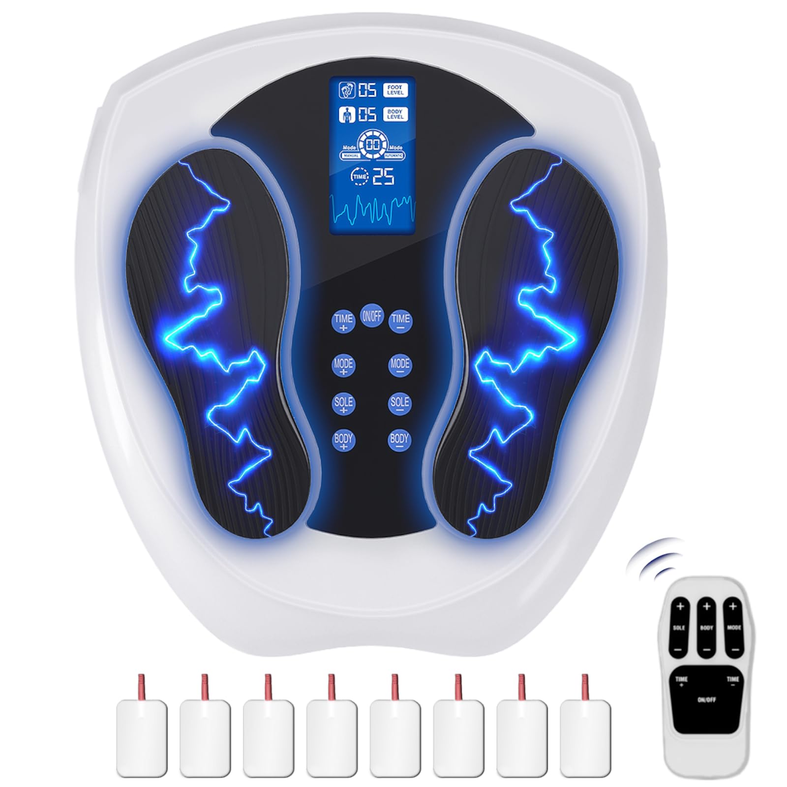 Zapstep Neuropathy Foot Massager Pro front view for at home relief potential