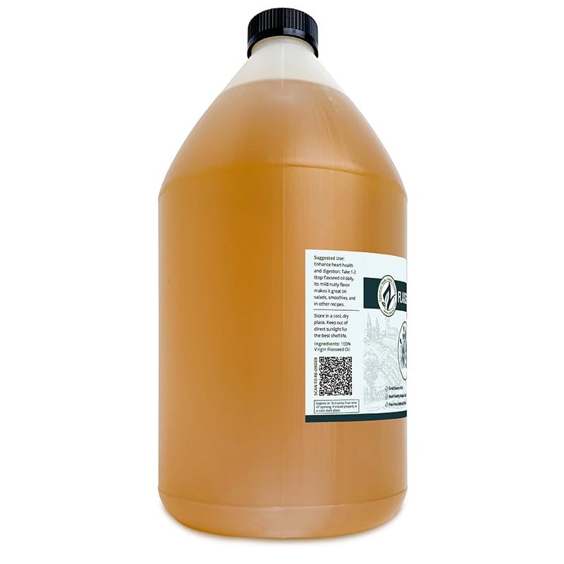 Zatural flaxseed oil bottle stored in fridge to maintain freshness