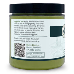Zatural Hemp Butter daily-use idea shows versatile kitchen and skincare versatility.