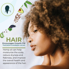 Zatural Hemp Butter vegan label communicates plant-based formula for clean skincare.