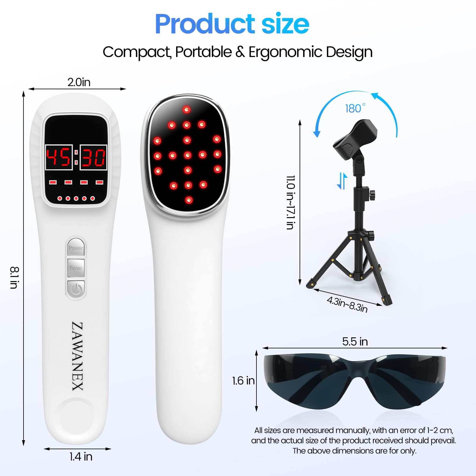ZAWANEX packaging includes bracket, clip, and manual for easy setup.