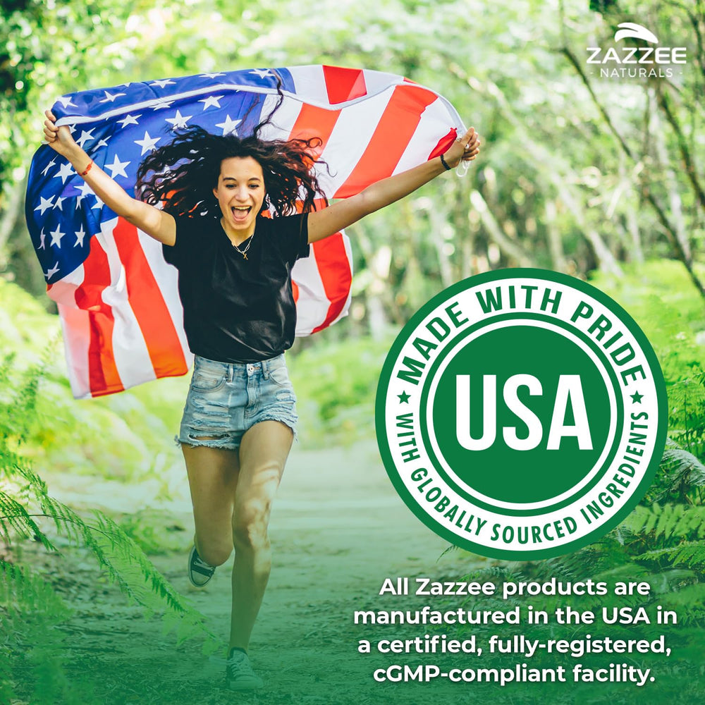 Zazzee Kosher certified packaging indicates trusted quality.