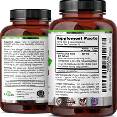 Zazzee organic stability and formulation for shelf life.