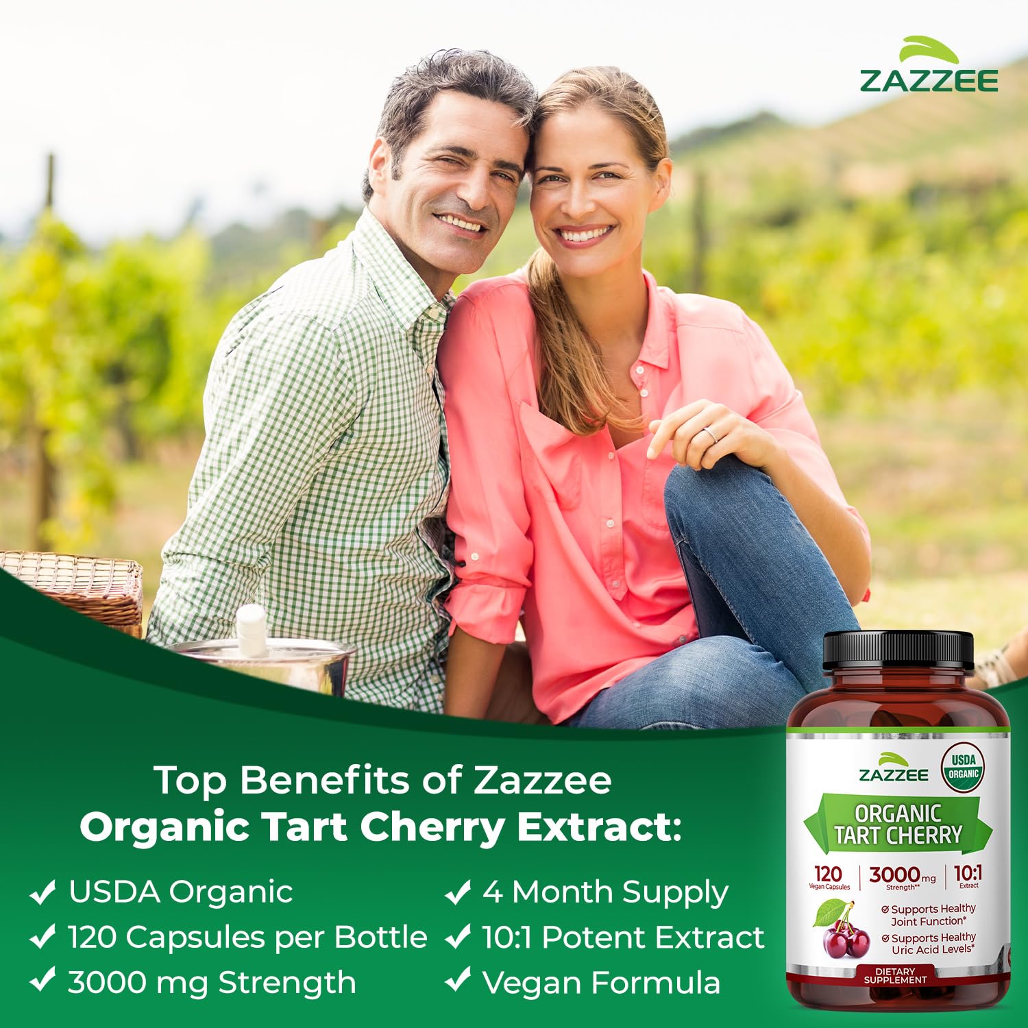 Zazzee vegan capsules ready for plant-based daily supplement routines.