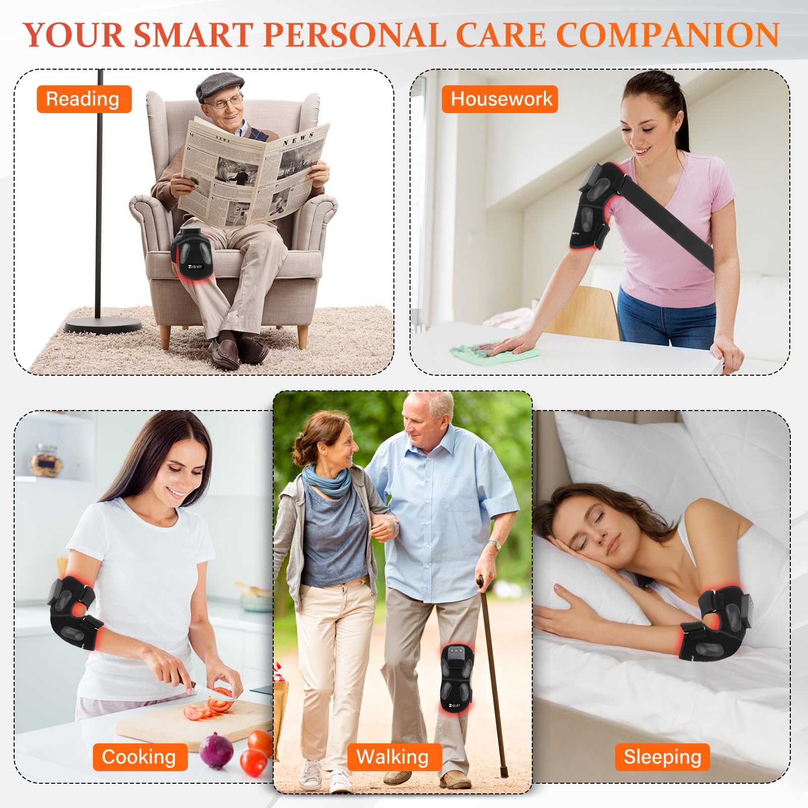 Zdatt cordless operation for relaxing use anywhere