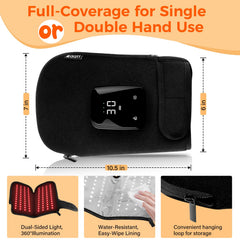 Zdatt gloves displaying multiple modes and auto-timer options