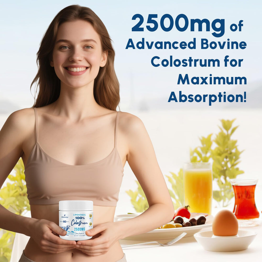 Zdoroviye colostrum powder science icon representing targeted delivery