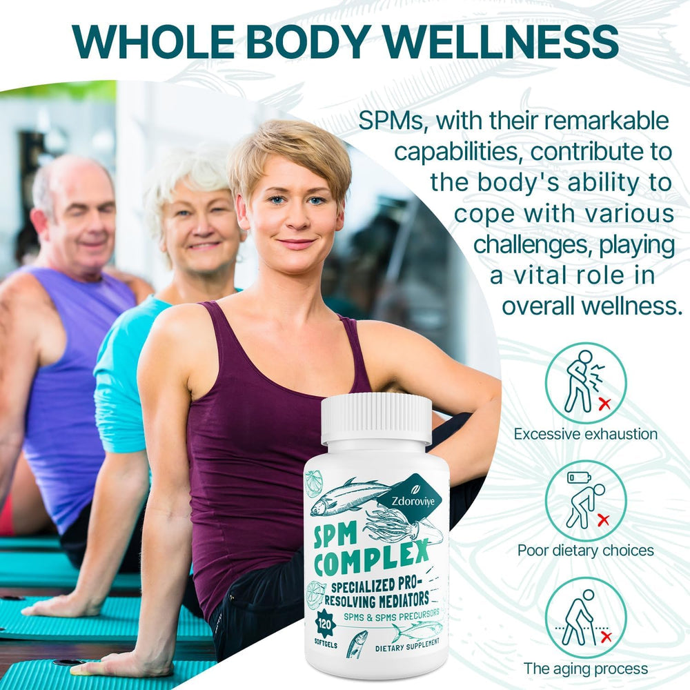 Zdoroviye SPM Supplement packaging highlights, premium design and clear benefits.