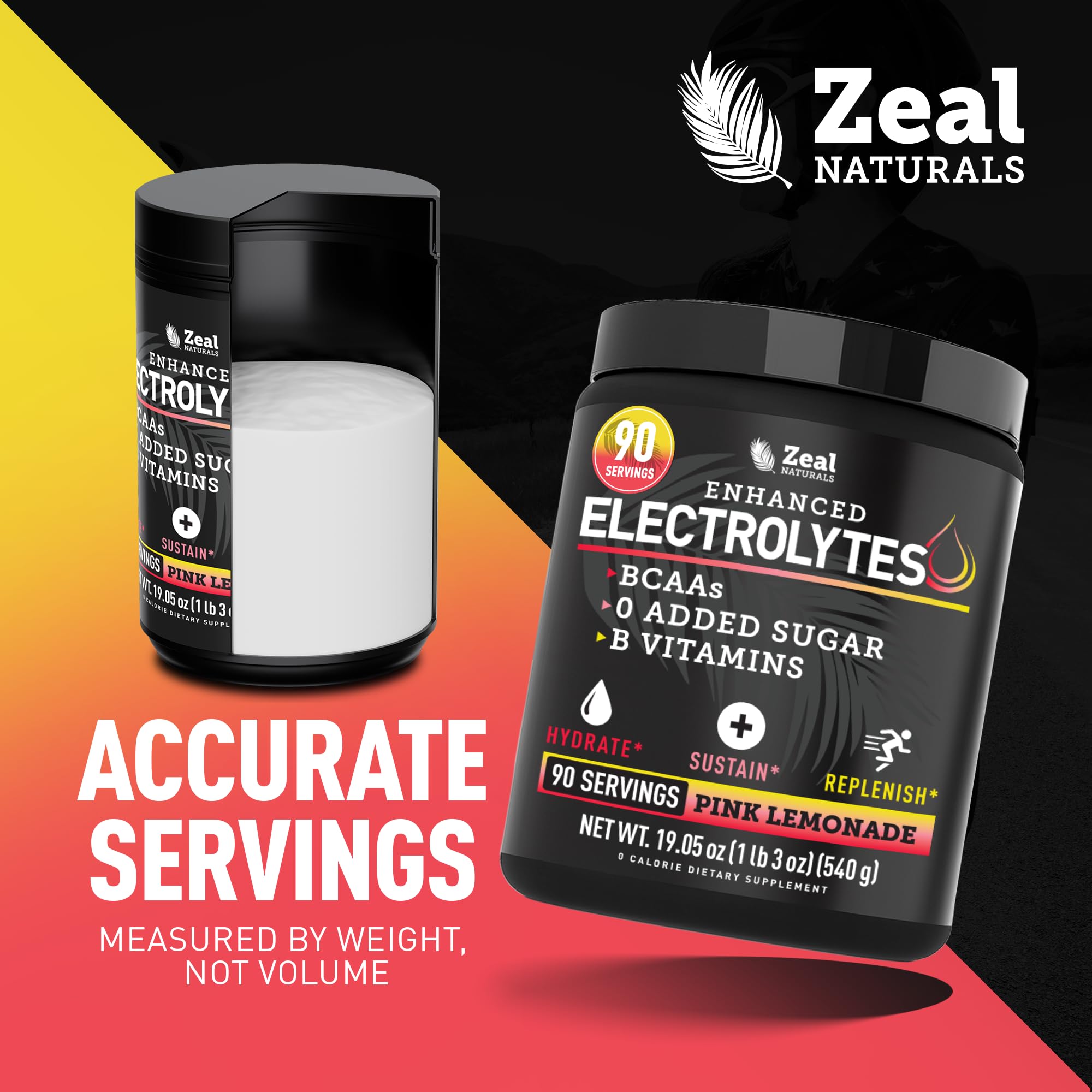 Zeal Electrolyte Powder B-vitamin complex label signals daily energy support.