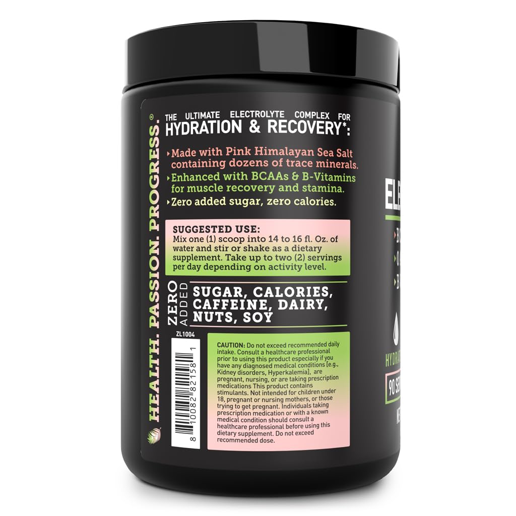 Zeal Electrolyte Powder with BCAAs and B-vitamins supports endurance during workouts.