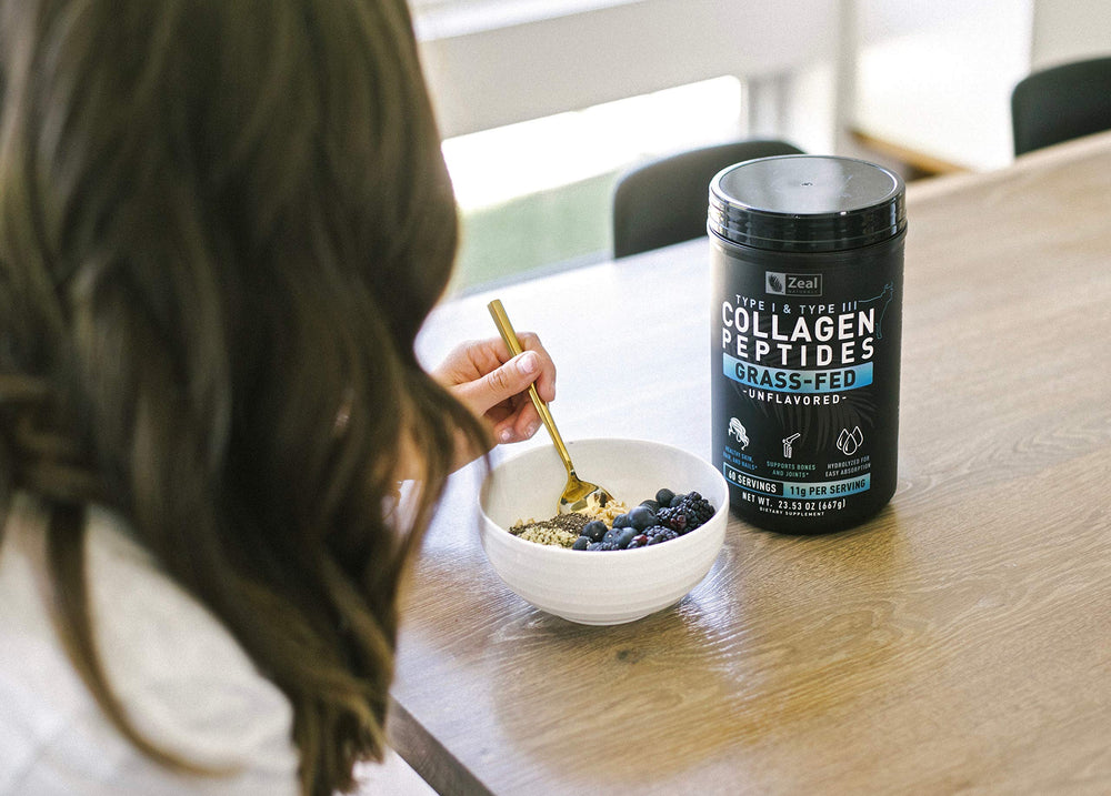 Zeal Naturals easy-to-mix powder blends into coffee or smoothies