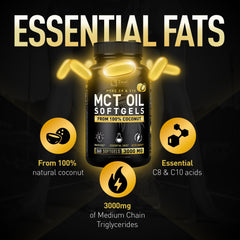 Zeal Naturals MCT Capsules on coffee morning routine demonstration.