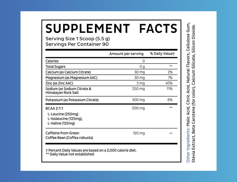Scoop of Zeal Naturals powder with 90 servings ready.