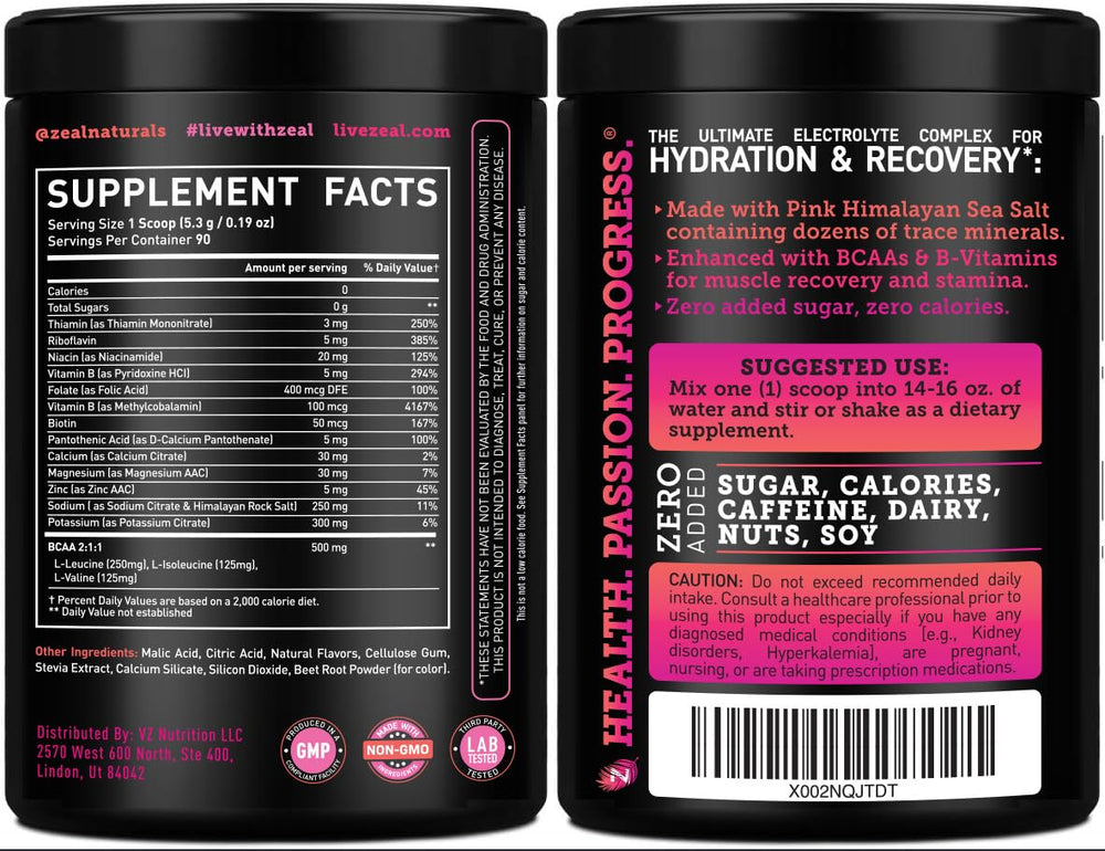 Precision scooping helps balance electrolytes and BCAAs in each serving.