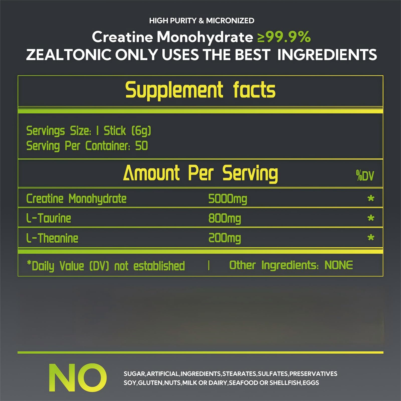 Zealtonic L‑theanine focus packet blends smoothly in drinks