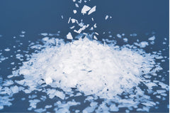 Zechstein Inside 25kg bag magnesium flakes closeup shows purity and premium quality