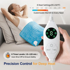 ZECTMVP eight heat levels control panel for customized comfort