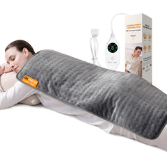 ZECTMVP high-heat XL pad top view showing generous 40x20 coverage for back and shoulders
