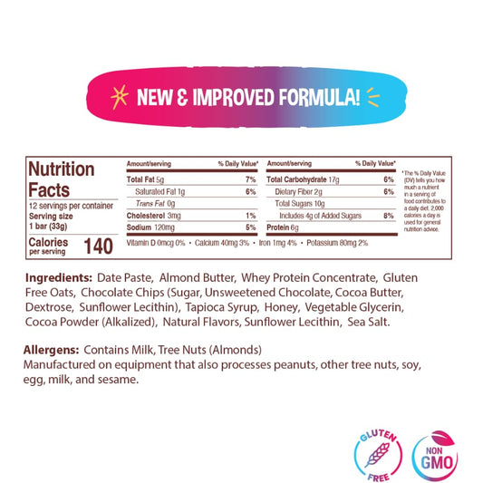 The Zeek Bar Kids bar interior texture shows a soft chew with 6 g protein