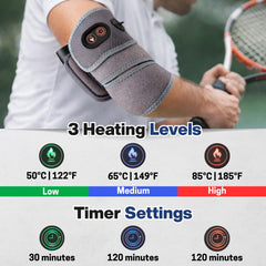 Zeencare device shows three heat levels for customizable warmth