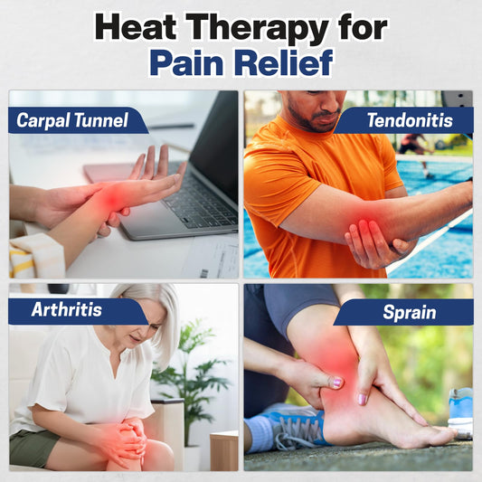 Zeencare cordless heating wrap offers extended coverage for arms and elbows