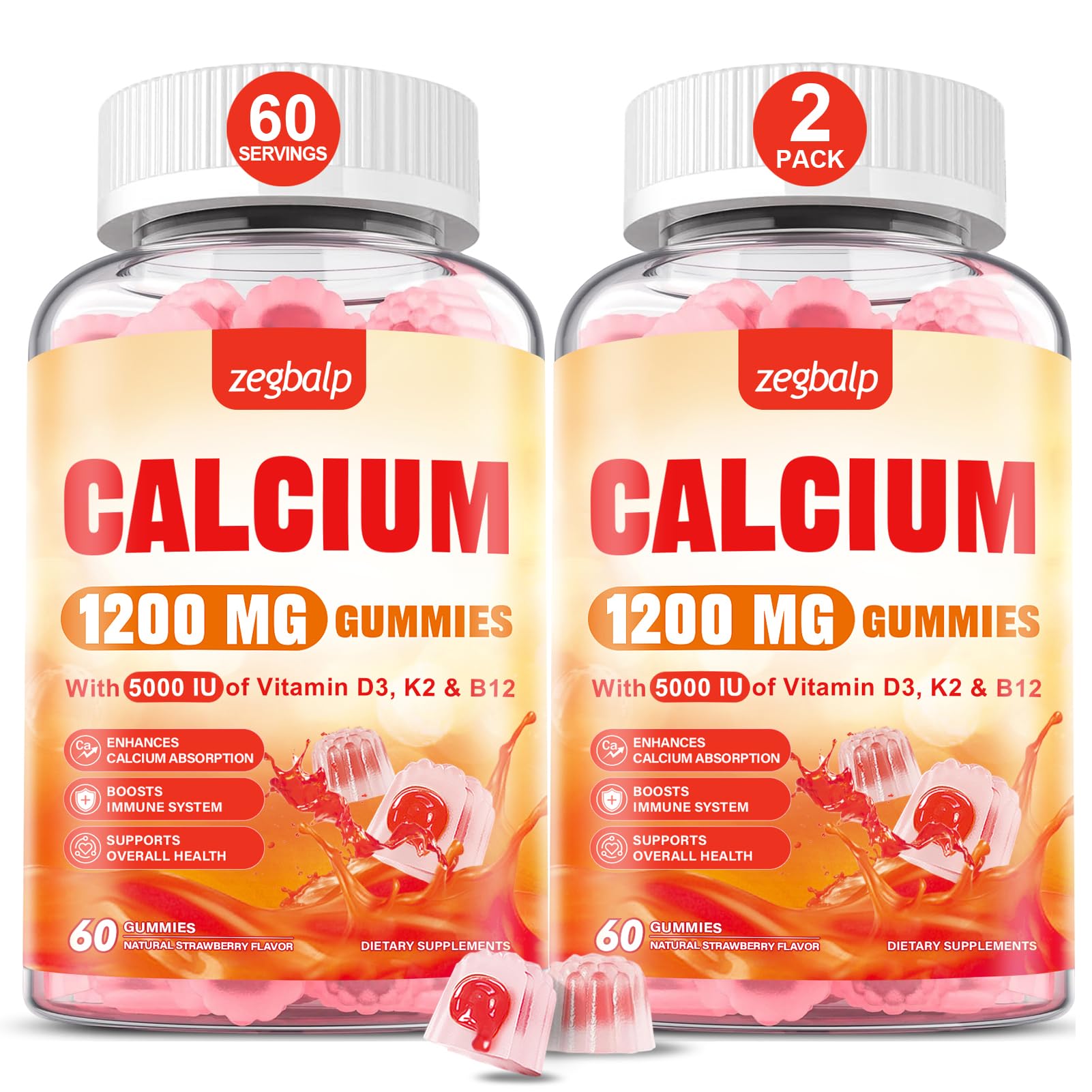 ZEGBALP Calcium 1200mg bottle for easy daily calcium support