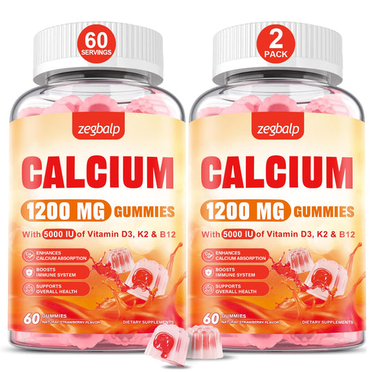ZEGBALP Calcium 1200mg bottle for easy daily calcium support