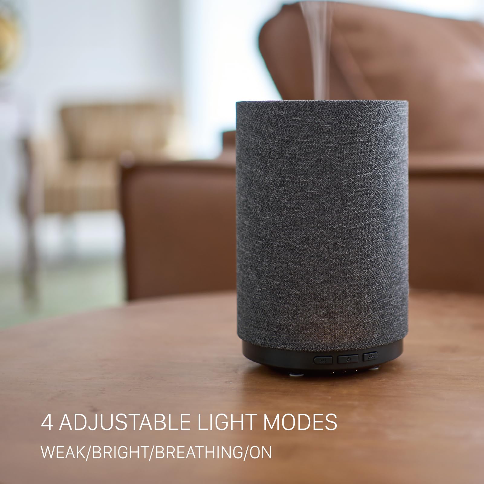 ZEIGGA LAB diffuser displaying two mist modes for customizable scent intensity