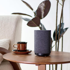 ZEIGGA LAB diffuser with night light creating warm ambiance for evenings