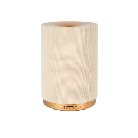ZEIGGA LAB fabric cover diffuser shown as a decor-friendly aroma solution.