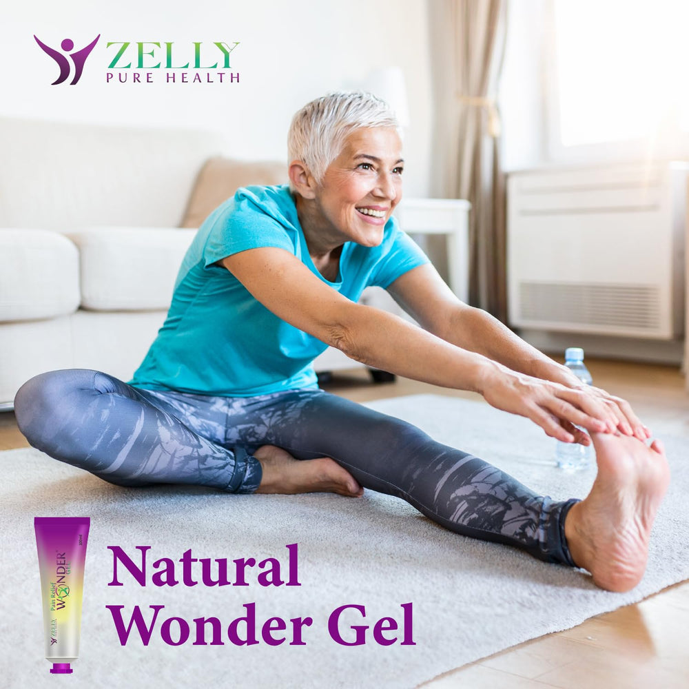 Zelly Pure Health Wonder Gel provides back and shoulder relief