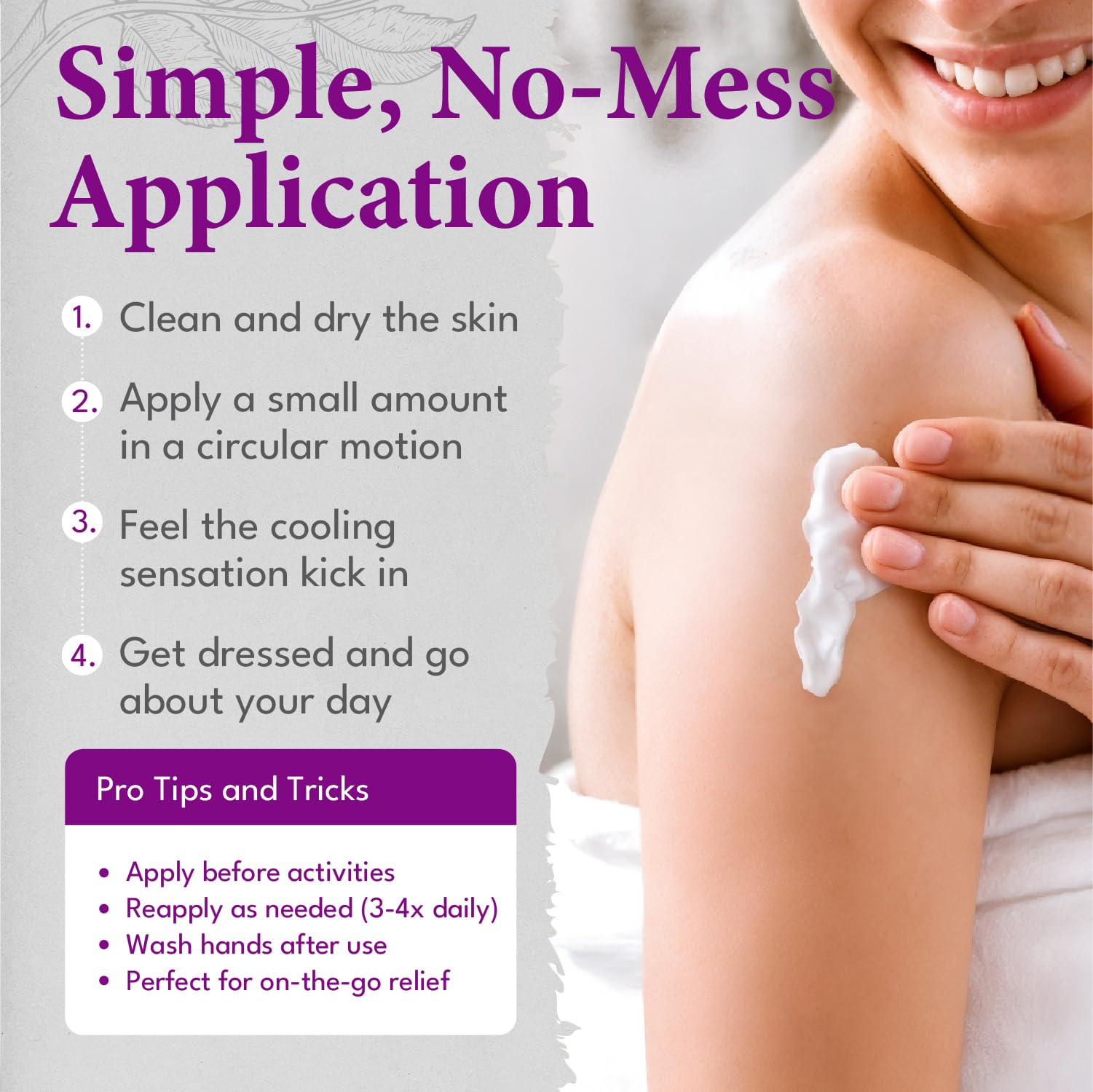 Zelly Pure Health Wonder Gel absorbs quickly with no residue
