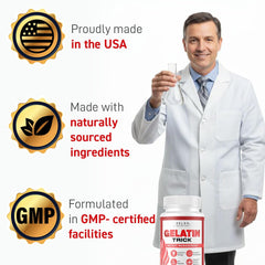 Ingredients at a glance highlighting the Gelatin Trick formula for daily wellness.