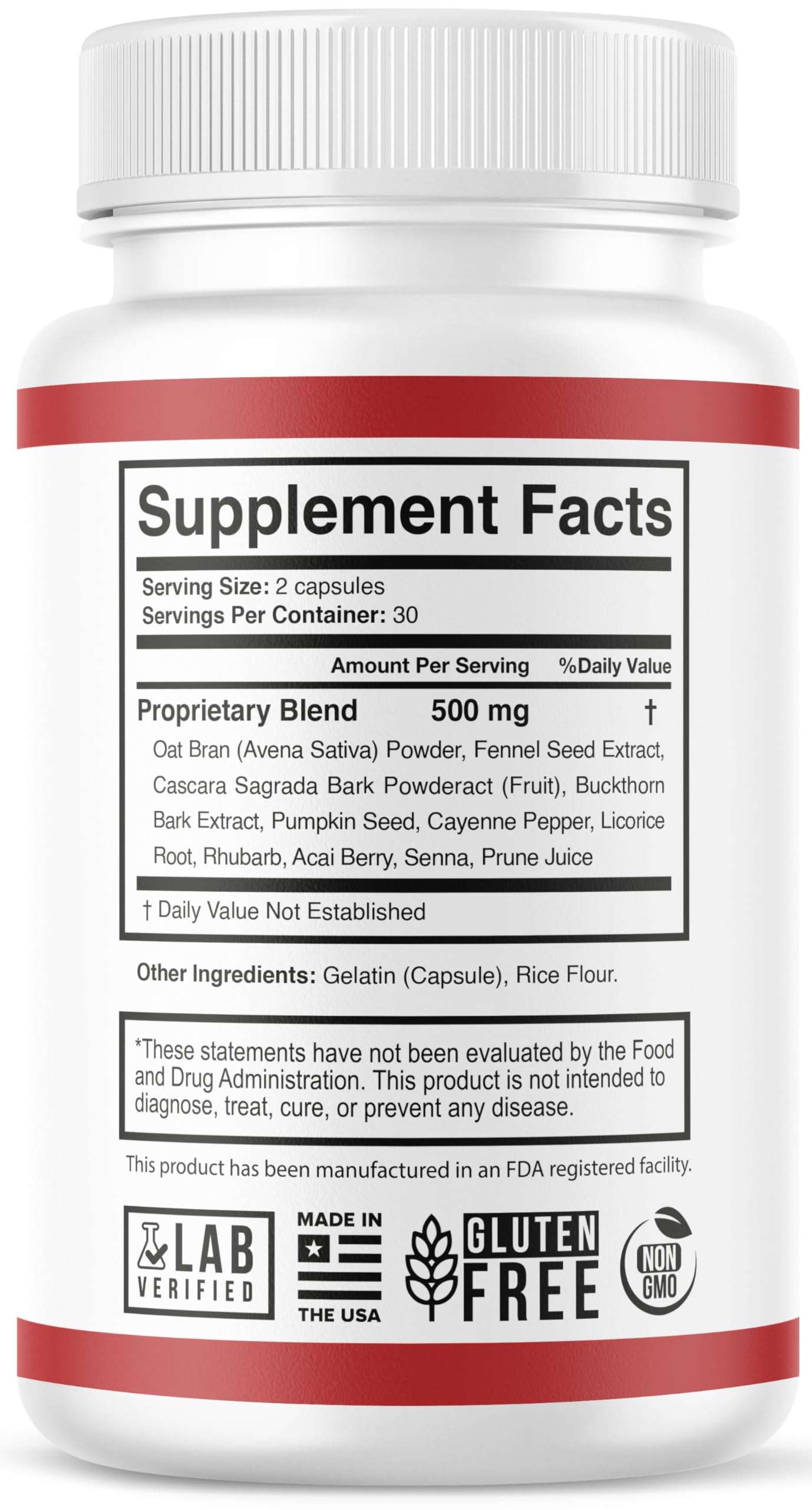 Gelatin Trick bottle on a kitchen shelf suggests an easy daily routine.