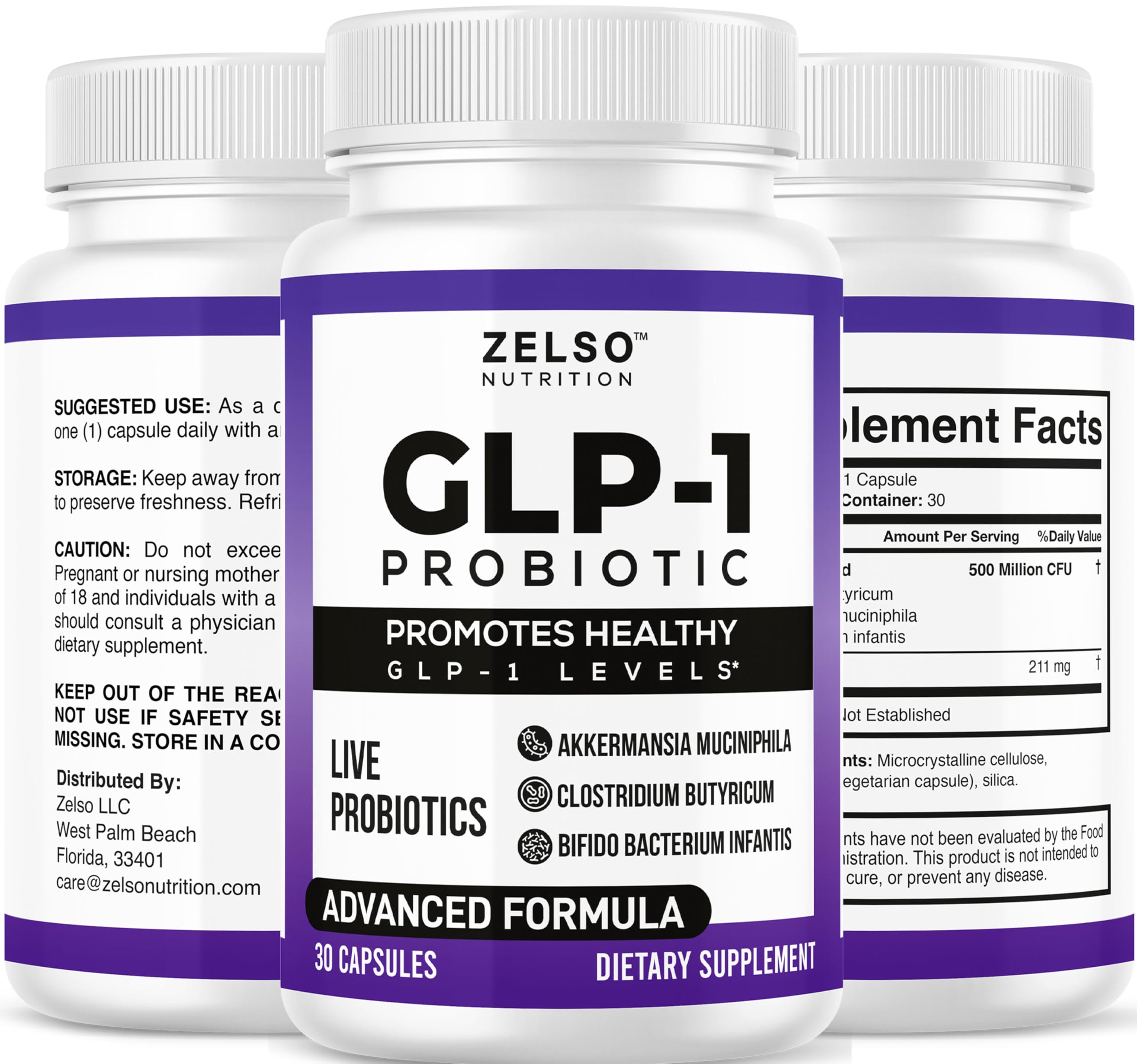 No refrigeration icon communicating stable probiotic without cooling.