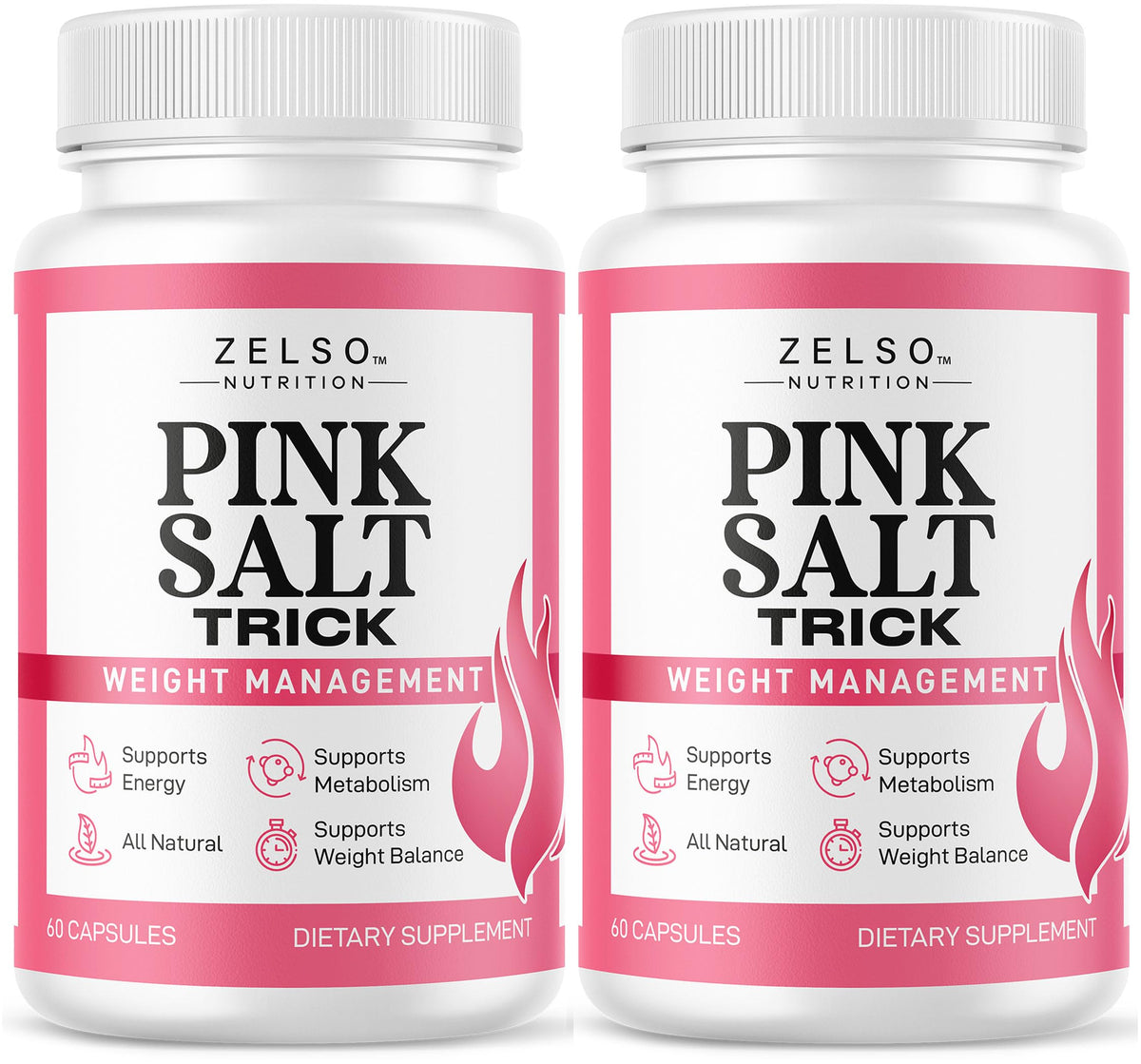 ZELSO Pink Salt Trick bottle for balanced wellness and daily energy.