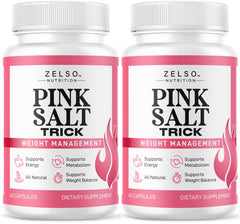 ZELSO Pink Salt Trick bottle for balanced wellness and daily energy.