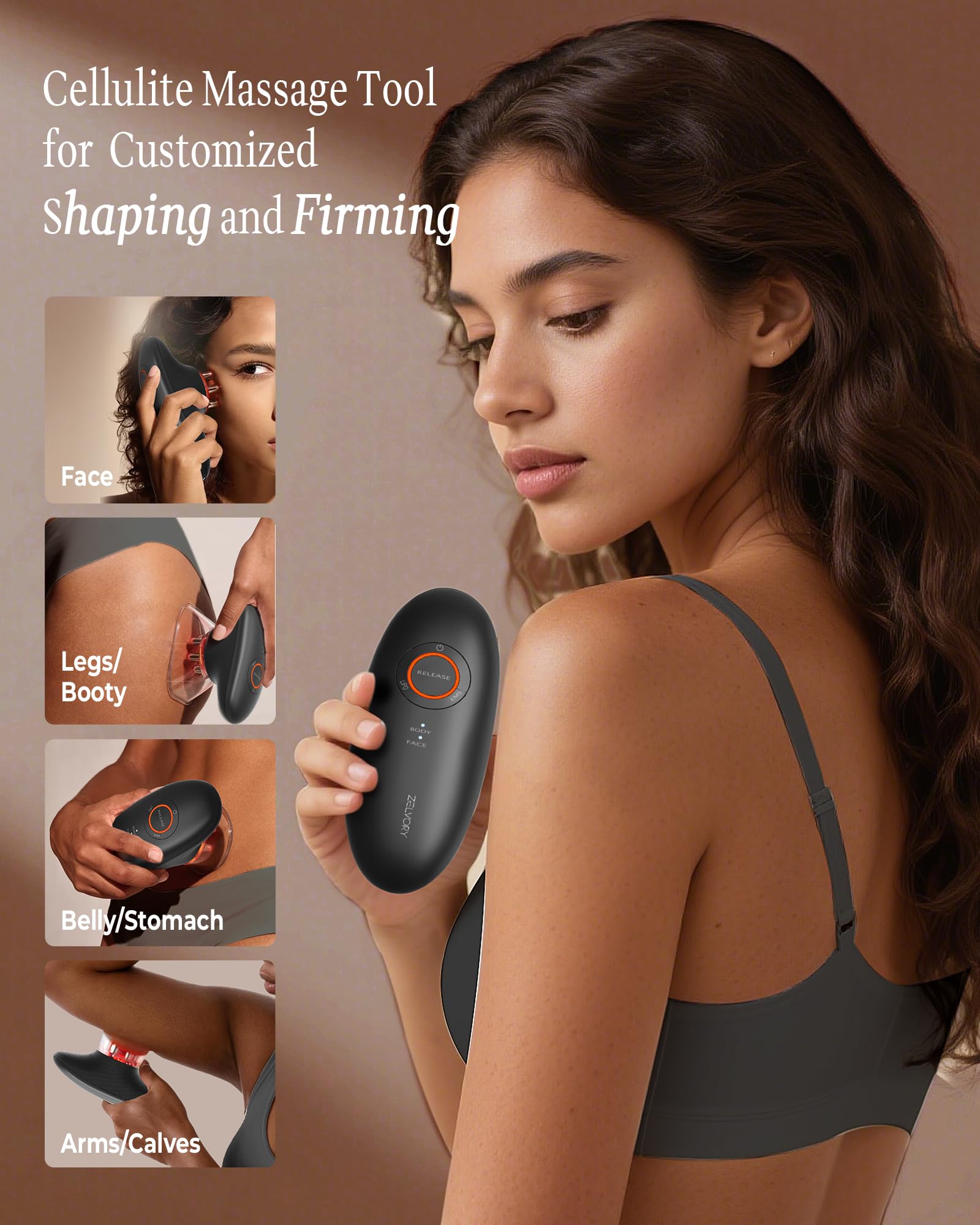 Zelvory medium cup for fuller body shaping