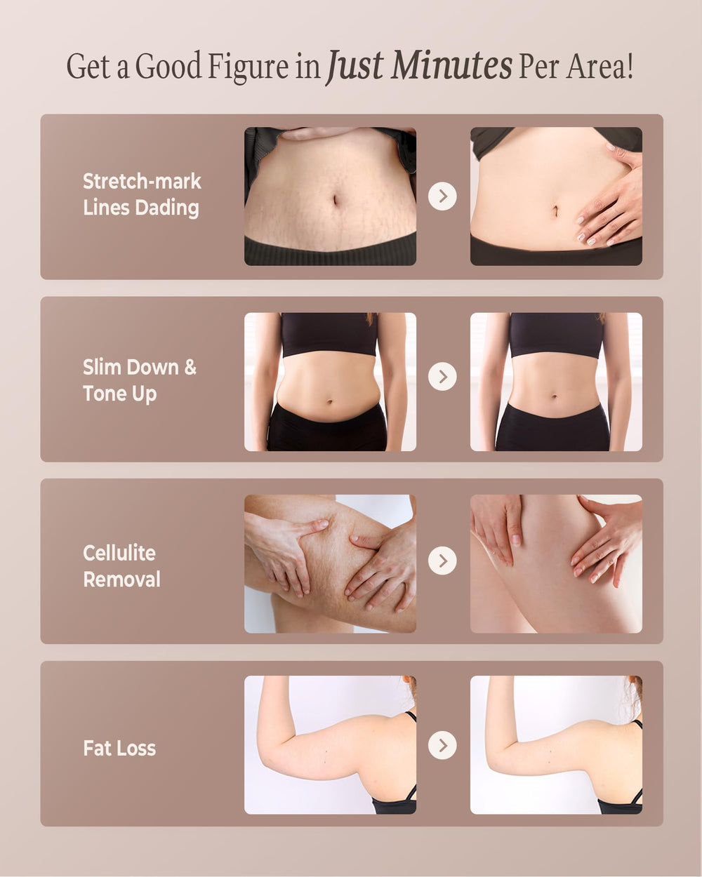 Zelvory targeted cup for precise contouring on problem areas