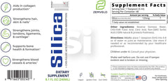 Zemvelo silica drops dispensed into a glass for quick mixing