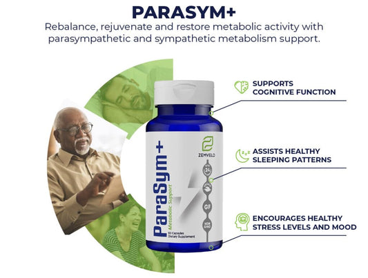 Zemvelo ParaSym+ capsules ready for daily use to support cognitive clarity