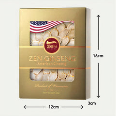 Zen Ginseng American roots illustration emphasizes natural origin