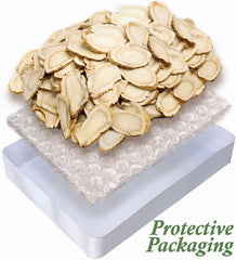 Zen Ginseng box showing 4 oz per box for easy portioning