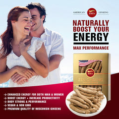 Zen Ginseng four-box packaging showing USA-made quality