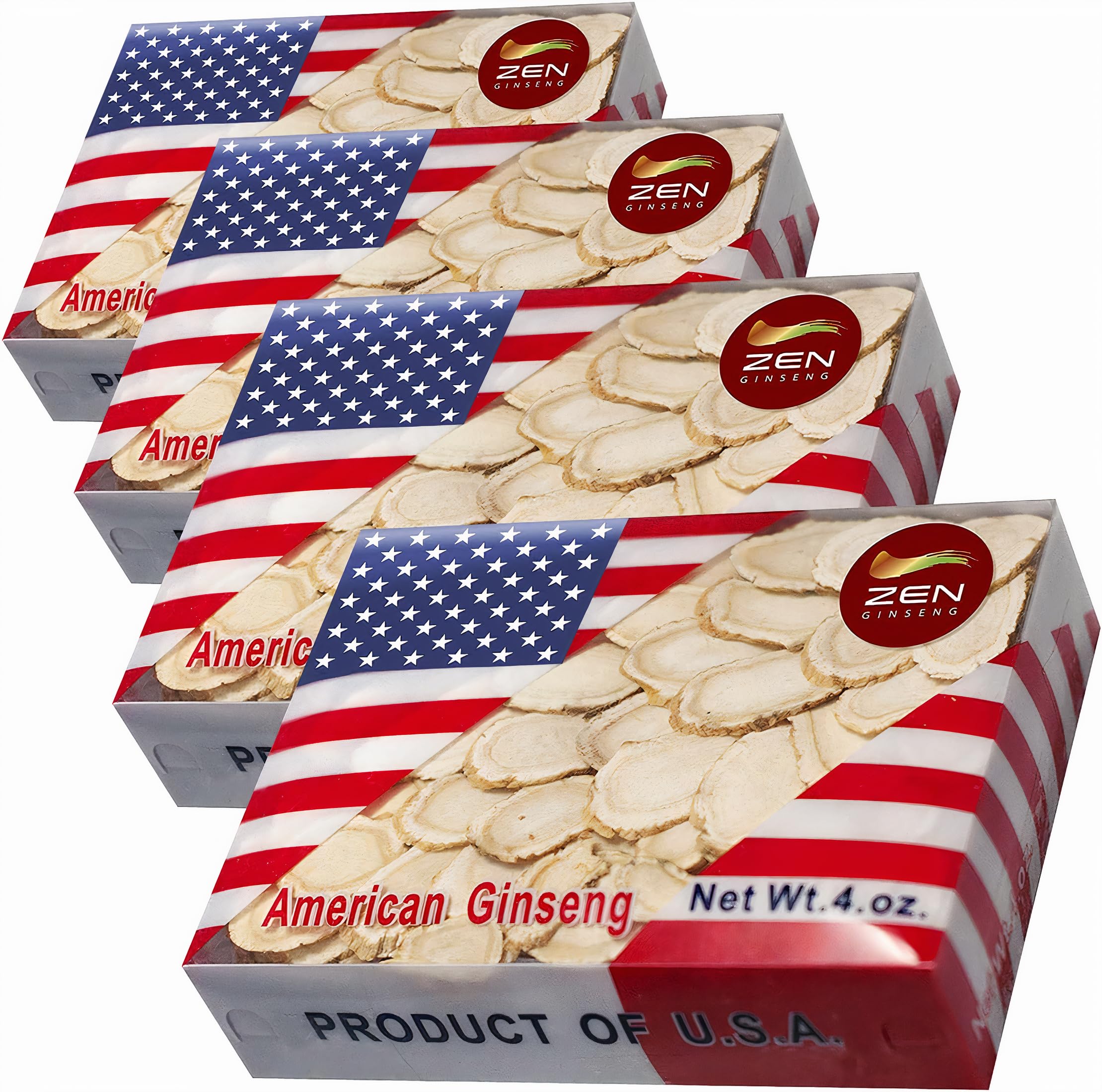 Zen Ginseng Wisconsin slices in bottle for easy daily use and immune support