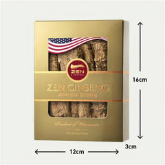 Zen Ginseng Wisconsin ginseng slices arranged for tea or infusion