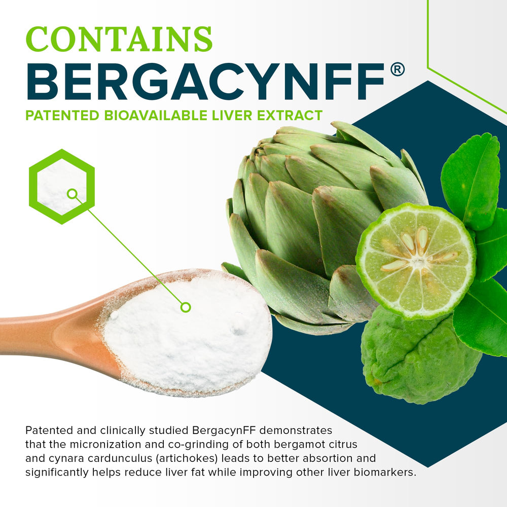 Zen Nutrients Bergacyn FF and artichoke detail for absorption support.